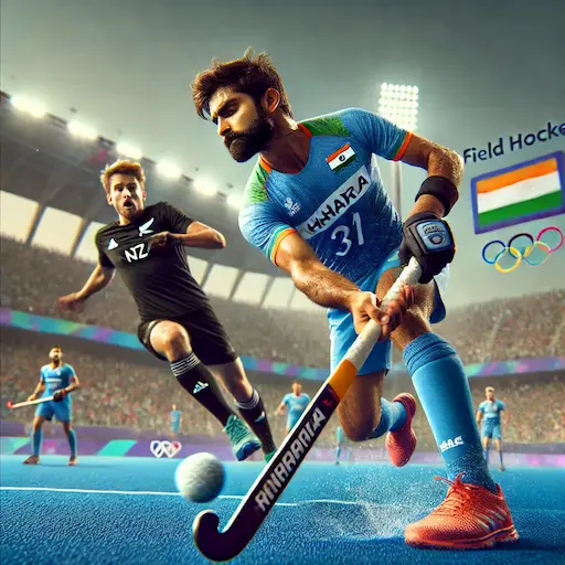 India vs New Zealand Olympic Hockey 2024